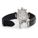 腕時計 カルティエ Cartier パシャ N950 クロノグラフ W3105155 自動巻き メンズ プラチナ×SS コンビ ギヨシェ グレー スモセコ