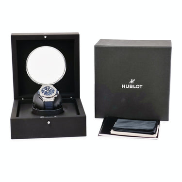 腕時計 ウブロ HUBLOT ビッグバン オリジナル スチール ブルー 301.SX.710.RX 自動巻き メンズ ブルー
