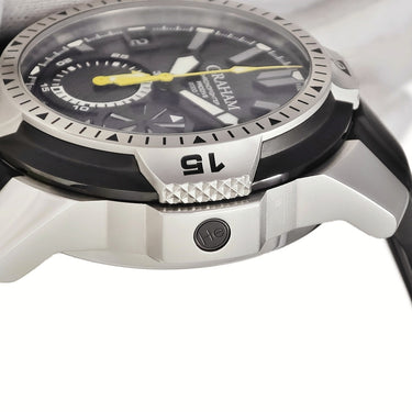 腕時計 グラハム GRAHAM クロノファイター プロダイブ 2CDAV.B02A 自動巻き メンズ クロノグラフ ブラックPVD 10時位置リューズ