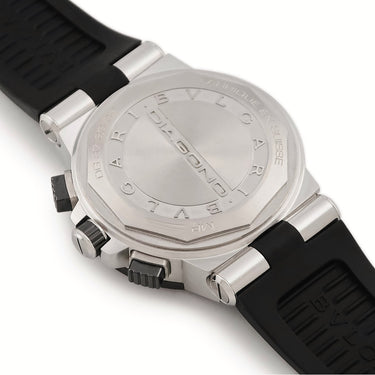 腕時計 ブルガリ BVLGARI ディアゴノ セラミック クロノグラフ DG37SCCH 自動巻き メンズ コンビ 黒 デイト スモールセコンド