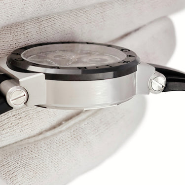 腕時計 ブルガリ BVLGARI ディアゴノ セラミック クロノグラフ DG37SCCH 自動巻き メンズ コンビ 黒 デイト スモールセコンド