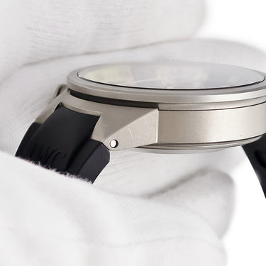 腕時計 IWC IWC アクアタイマー クロノグラフ IW371918 自動巻き メンズ ブラック 黒 回転式インナーベゼル デイデイト