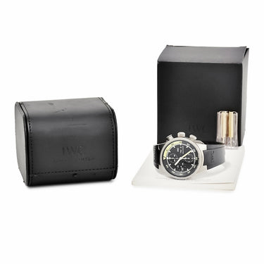 腕時計 IWC IWC アクアタイマー クロノグラフ IW371918 自動巻き メンズ ブラック 黒 回転式インナーベゼル デイデイト