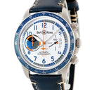 腕時計 ベル&ロス BELL＆ROSS ヴィンテージ レーシングバード BRV2-94 自動巻き メンズ ホワイト ブルー クロノグラフ タキメーター 限定