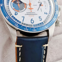 腕時計 ベル&ロス BELL＆ROSS ヴィンテージ レーシングバード BRV2-94 自動巻き メンズ ホワイト ブルー クロノグラフ タキメーター 限定