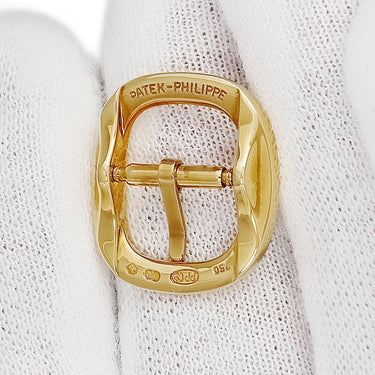 パテックフィリップ PATEK PHILIPPE 純正 ゴールデンエリプス用 イエローゴールド K18YG 腕時計パーツ 尾錠 11mm幅対応 K18YG 無垢 ピンバックル スペア イエローゴールド