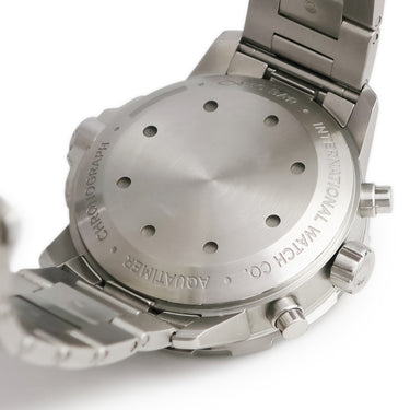 腕時計 IWC IWC アクアタイマー クロノグラフ IW376804 自動巻き メンズ ブラック 黒 回転式インナーベゼル デイデイト