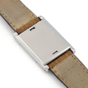 腕時計 カルティエ Cartier タンク バスキュラント MM W1011258 クオーツ レディース スクエア 反転ケース アイボリー 青針