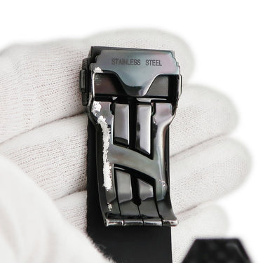 腕時計 ウブロ HUBLOT ビッグバン アエロバン オールブラック 310.CM.1110.RX 自動巻き メンズ クロノグラフ 黒 スモセコ 限定