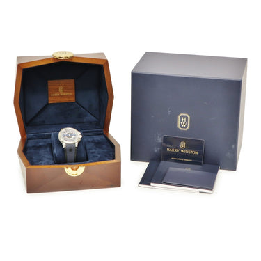 腕時計 ハリーウィンストン Harry Winston プロジェクト Z12 OCEAHR42ZZ001 自動巻き メンズ ザリウム レトログラード デイト ブルー