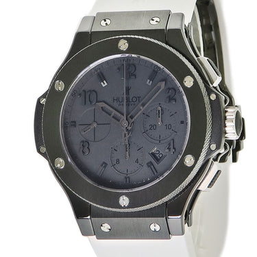 腕時計 ウブロ HUBLOT ビッグバン オールブラック クロノグラフ 301.CX.134.RX 自動巻き メンズ デイト スモールセコンド 黒 限定