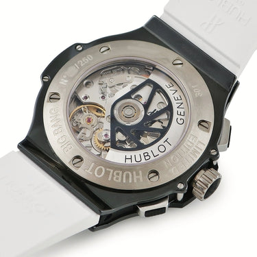 腕時計 ウブロ HUBLOT ビッグバン オールブラック クロノグラフ 301.CX.134.RX 自動巻き メンズ デイト スモールセコンド 黒 限定