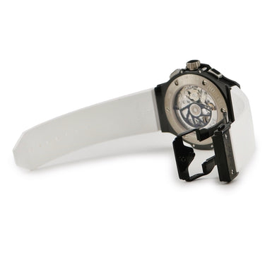 腕時計 ウブロ HUBLOT ビッグバン オールブラック クロノグラフ 301.CX.134.RX 自動巻き メンズ デイト スモールセコンド 黒 限定