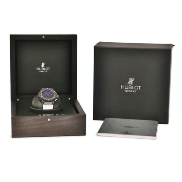 腕時計 ウブロ HUBLOT ビッグバン オールブラック クロノグラフ 301.CX.134.RX 自動巻き メンズ デイト スモールセコンド 黒 限定