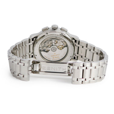 腕時計 ゼニス ZENITH エルプリメロ クロノマスター Tオープン 03.0240.4021/21.C495 自動巻き メンズ ブラック パワーリザーブ表示