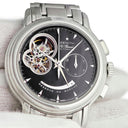 腕時計 ゼニス ZENITH エルプリメロ クロノマスター Tオープン 03.0240.4021/21.C495 自動巻き メンズ ブラック パワーリザーブ表示