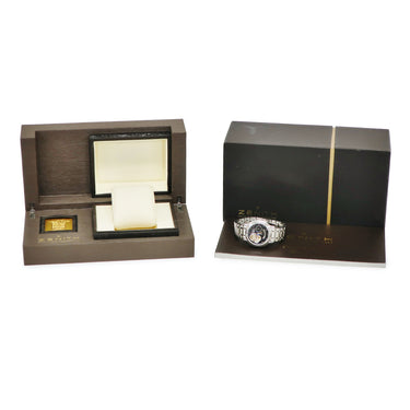 腕時計 ゼニス ZENITH エルプリメロ クロノマスター Tオープン 03.0240.4021/21.C495 自動巻き メンズ ブラック パワーリザーブ表示