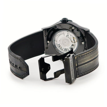 腕時計 ウブロ HUBLOT クラシックフュージョン ベルルッティ オールブラック 511.CM.0500.VR.BER16 自動巻き メンズ 黒 限定