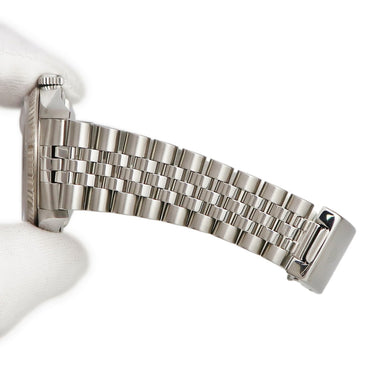 腕時計 ロレックス ROLEX デイトジャスト 16234G 自動巻き メンズ K番 K18WG×SS コンビ ソーダライト 純正10Pダイヤ ブルー