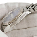 腕時計 ロレックス ROLEX デイトジャスト 16234G 自動巻き メンズ K番 K18WG×SS コンビ ソーダライト 純正10Pダイヤ ブルー