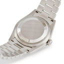 腕時計 ロレックス ROLEX デイデイト 36 118346A 自動巻き メンズ K番 Pt950無垢 純正ダイヤ アイスブルー