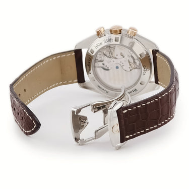 腕時計 オメガ OMEGA スピードマスター ブロードアロー 1957 CO-AXIAL 321.93.42.50.13.001 自動巻き メンズ K18RG×SS コンビ 茶