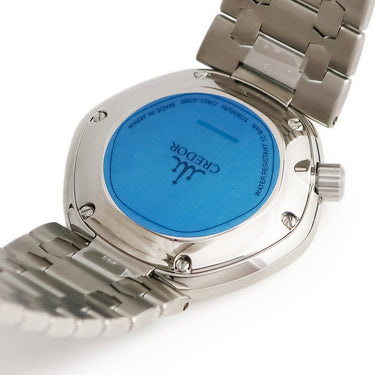 腕時計 クレドール Credor ロコモティブ GCCR997 CR01-00B0 自動巻き メンズ 未使用 グリーン バー デイト ブライトチタン 六角形