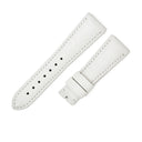 パネライ PANERAI 純正 ラジオミール クアランタ用 クロコバンド ホワイト クロコダイル 腕時計パーツ 未使用 替え ベルト バンド ストラップ 24ｍｍ 尾錠用 ホワイト 白