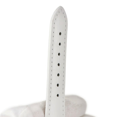 パネライ PANERAI 純正 ラジオミール クアランタ用 クロコバンド ホワイト クロコダイル 腕時計パーツ 未使用 替え ベルト バンド ストラップ 24ｍｍ 尾錠用 ホワイト 白