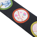 エルメス HERMES ツイリー ブラック×ルージュ×マルチカラー シルク スカーフ 【TEA TIME/ティータイム】