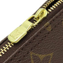 ルイヴィトン LOUIS VUITTON パピヨン用ポーチ モノグラム モノグラムキャンバス ポーチ ゴールド金具 茶
