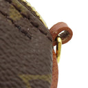 ルイヴィトン LOUIS VUITTON パピヨン用ポーチ モノグラム モノグラムキャンバス ポーチ ゴールド金具 茶
