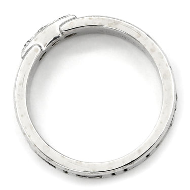 ティファニー Tiffany & Co アトラス 3Pダイヤ ホワイトゴールド K18WG ダイヤモンド リング 指輪 T&Co. 1995年 12号