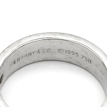 ティファニー Tiffany & Co アトラス 3Pダイヤ ホワイトゴールド K18WG ダイヤモンド リング 指輪 T&Co. 1995年 12号