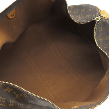 ルイヴィトン LOUIS VUITTON キーポル 50 M41426 モノグラム モノグラムキャンバス ボストンバッグ ゴールド金具 茶 鍵・パドロック・ポワニエ欠品