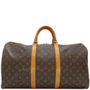 ルイヴィトン LOUIS VUITTON キーポル 50 M41426 モノグラム モノグラムキャンバス ボストンバッグ ゴールド金具 茶 鍵・パドロック・ポワニエ欠品