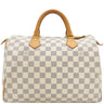 ルイヴィトン LOUIS VUITTON スピーディ 30 N41533 ダミエアズール ダミエアズールキャンバス ハンドバッグ ゴールド金具 白 ボストン