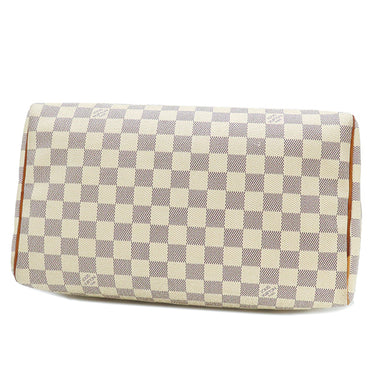 ルイヴィトン LOUIS VUITTON スピーディ 30 N41533 ダミエアズール ダミエアズールキャンバス ハンドバッグ ゴールド金具 白 ボストン