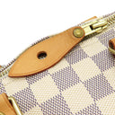 ルイヴィトン LOUIS VUITTON スピーディ 25 N41371 ダミエアズール ダミエアズールキャンバス ハンドバッグ ゴールド金具 白 鍵/パドロック欠品