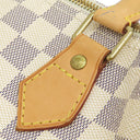 ルイヴィトン LOUIS VUITTON スピーディ 25 N41371 ダミエアズール ダミエアズールキャンバス ハンドバッグ ゴールド金具 白 鍵/パドロック欠品