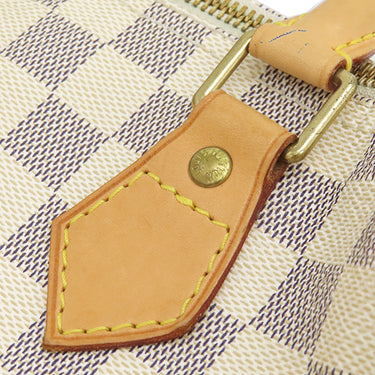 ルイヴィトン LOUIS VUITTON スピーディ 25 N41371 ダミエアズール ダミエアズールキャンバス ハンドバッグ ゴールド金具 白 鍵/パドロック欠品