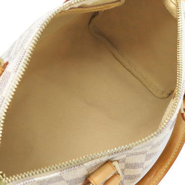 ルイヴィトン LOUIS VUITTON スピーディ 25 N41371 ダミエアズール ダミエアズールキャンバス ハンドバッグ ゴールド金具 白 鍵/パドロック欠品