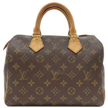 ルイヴィトン LOUIS VUITTON スピーディ 25 M41109 モノグラム モノグラムキャンバス ハンドバッグ ゴールド金具 茶 鍵/パドロック欠品