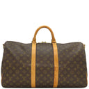 ルイヴィトン LOUIS VUITTON キーポル バンドリエール50 M41416 モノグラム モノグラムキャンバス ボストンバッグ ゴールド金具 茶 鍵・パドロック・ポワニエ欠品