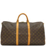 ルイヴィトン LOUIS VUITTON キーポル バンドリエール50 M41416 モノグラム モノグラムキャンバス ボストンバッグ ゴールド金具 茶 鍵・パドロック・ポワニエ欠品