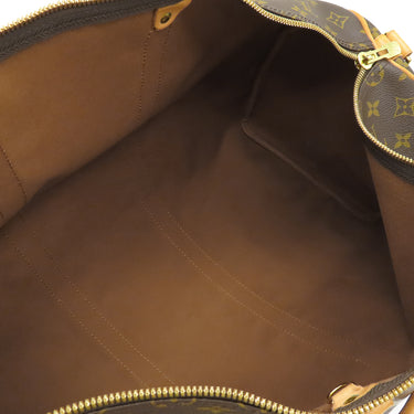ルイヴィトン LOUIS VUITTON キーポル バンドリエール50 M41416 モノグラム モノグラムキャンバス ボストンバッグ ゴールド金具 茶 鍵・パドロック・ポワニエ欠品