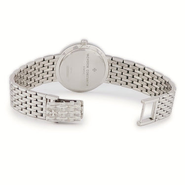 腕時計 ヴァシュロン・コンスタンタン VACHERON CONSTANTIN 27593/454G-3 クオーツ レディース K18WG無垢 純正ダイヤ ヴィンテージ ラウンド