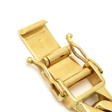 喜平 KIHEI K18 18金 20cm 80.6g 6面 ダブル Ｗ イエローゴールド K18YG ブレスレット 造幣局検定マーク 大 ※ショッピングローン対応していません。