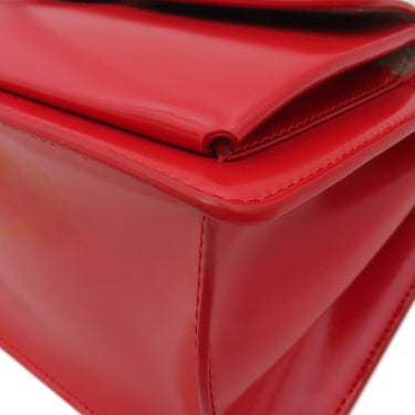 マークジェイコブス MARC JACOBS ザ アップタウン トゥル―レッド レザー 2WAYバッグ ゴールド金具 赤