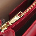 マークジェイコブス MARC JACOBS ザ アップタウン トゥル―レッド レザー 2WAYバッグ ゴールド金具 赤